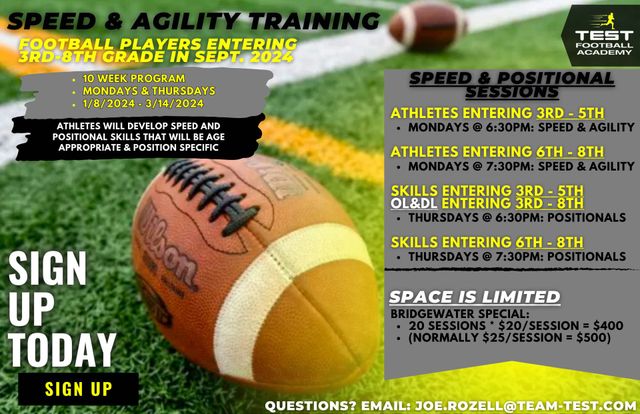 Youth football discount offseason workout routine